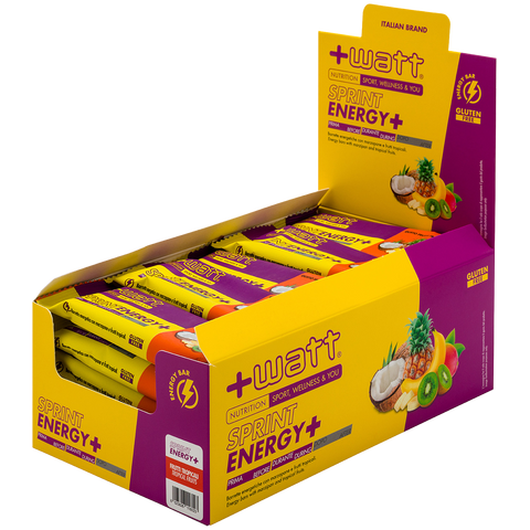 Sprint Energy+ +Watt - Gusto Frutti Tropicali - Box 24 barrette