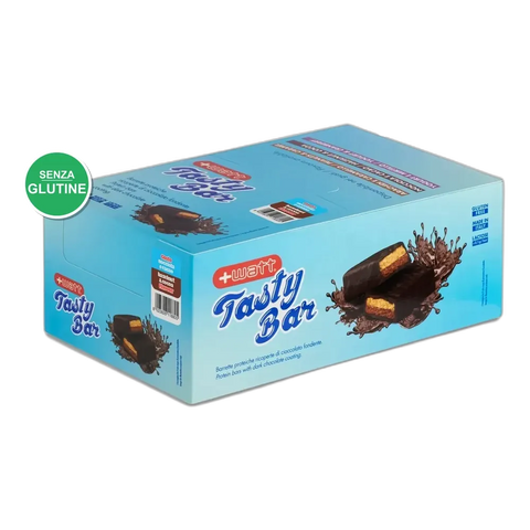 Tasty Bar +Watt Nocciola e Cacao – box 24 barrette