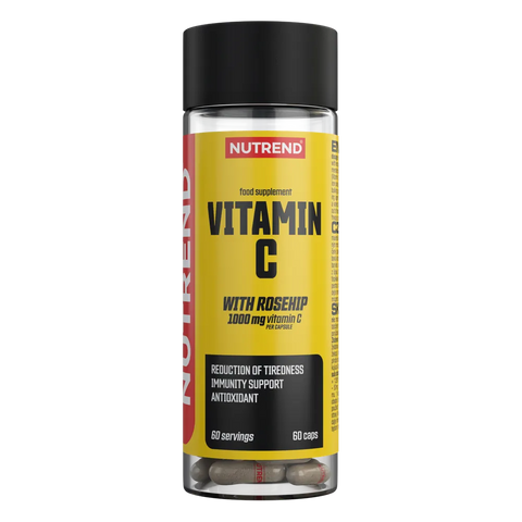 Vitamin C 1000 mg with Rosehips Nutrend – barattolo da 60 capsule