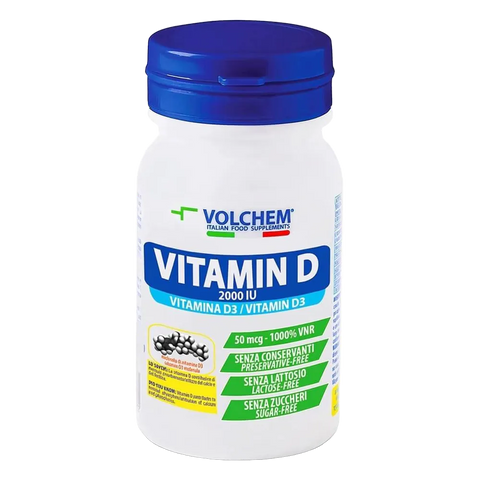 Vitamin D 2000 IU Volchem – barattolo da 60 Compresse