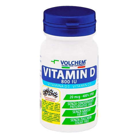 Vitamin D 800 IU Volchem – barattolo da 100 Compresse