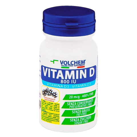 Vitamin D 800 IU Volchem - Barattolo da 100 Compresse