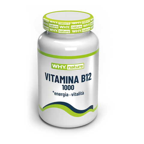 Vitamina B12 1000 Why Nature – barattolo da 80 compresse