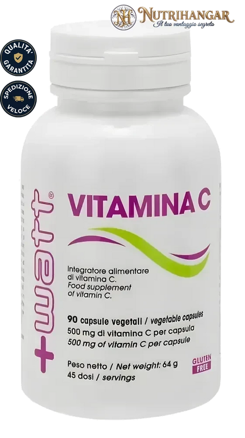 Capsule Vitamina C +Watt per difese immunitarie e collagene.