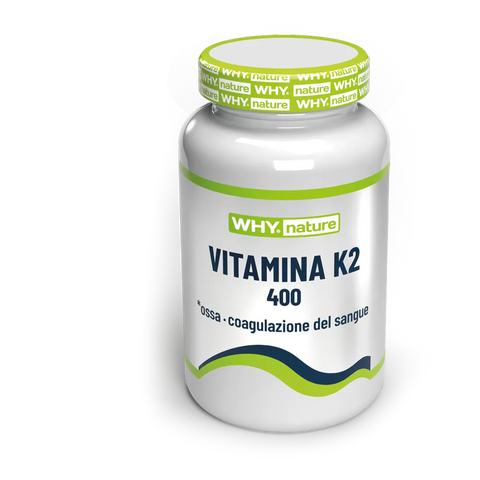 Vitamina K2 400 Why Nature – barattolo da 60 compresse