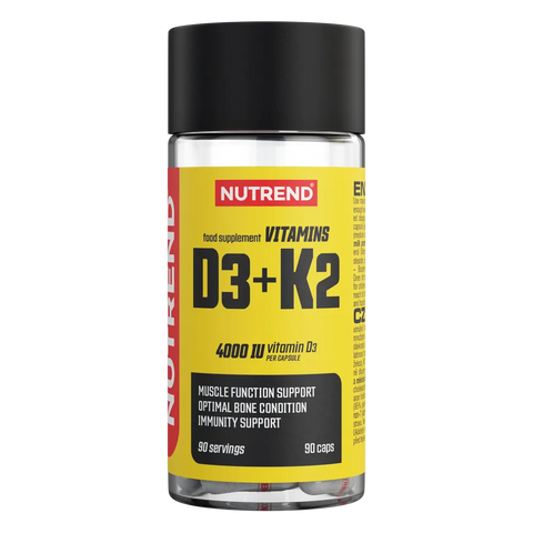 Vitamins D3+K2 Nutrend – barattolo da 90 capsule
