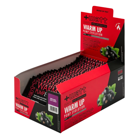 Warm Up Pump Evolution +Watt Ribes nero – box 20 bustine