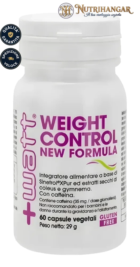 Capsule Weight Control New Formula +Watt per metabolismo e drenaggio