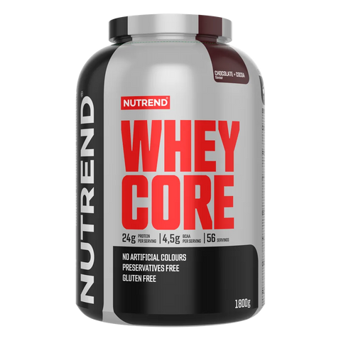 Whey Core Nutrend Cioccolato e Cacao – barattolo da 1800 g
