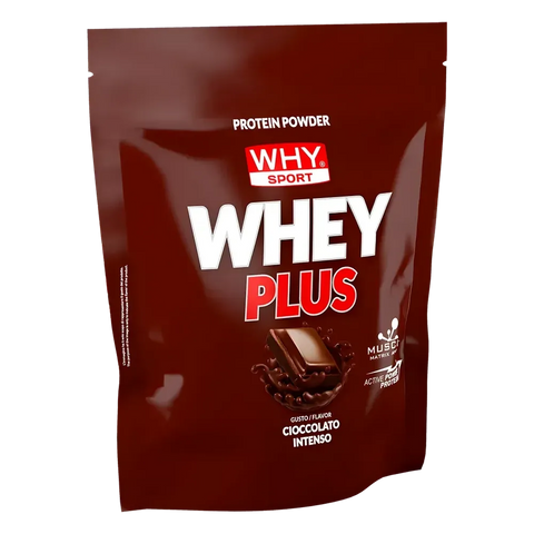 Whey Plus Why Sport – doypack 750 gr / Cioccolato Intenso