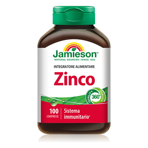 Zinco Jamieson – barattolo da 100 Compresse